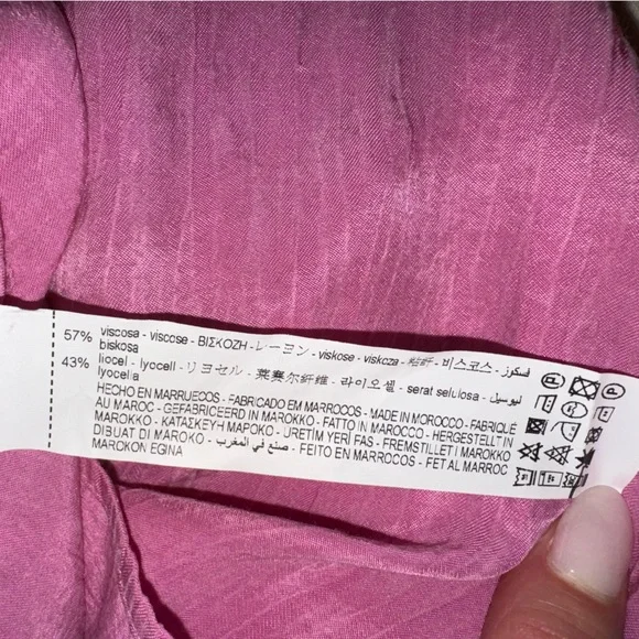 Zara Pink Flowy Mini Dress - Picture 7 of 7